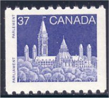 Canada Parlement 37c Roulette Coil Parliament MNH ** Neuf SC (C11-94) - Nuovi