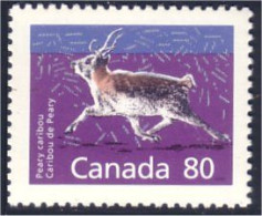 Canada Caribou Peary Perf 12.5 X 13 MNH ** Neuf SC (C11-80ab) - Autres & Non Classés
