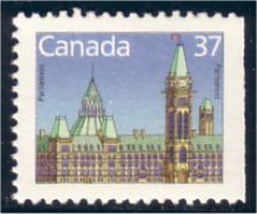 Canada Parlement 37c Parliament 13x14 Harrison MNH ** Neuf SC (C11-63cd) - Unused Stamps