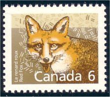 Canada Renard Fox Fuchs Volpe Raposa Zorro Vos MNH ** Neuf SC (C11-59a) - Ongebruikt