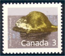Canada Muskrat Rat Musque MNH ** Neuf SC (C11-57b) - Rodents