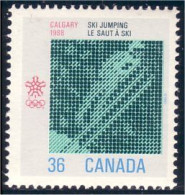 Canada Saut Ski Jump Calgary 88 MNH ** Neuf SC (C11-53a) - Unused Stamps