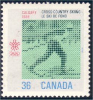 Canada Ski Calgary 88 MNH ** Neuf SC (C11-52c) - Invierno 1988: Calgary