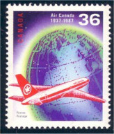 Canada Avion Jet Air Canada MNH ** Neuf SC (C11-45b) - Flugzeuge