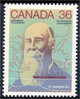 Canada Gisborne Undersea Cable Sous-marin Bateau Boat Ship MNH ** Neuf SC (C11-38c) - Boten