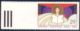 Canada Ange Angel Noel Christmas 1986 29c Perf 12.5 Horiz MNH ** Neuf SC (C11-16bc) - Christmas