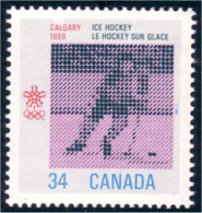 Canada Hockey Calgary 88 MNH ** Neuf SC (C11-11b) - Hockey (su Ghiaccio)