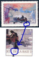 Canada Henry Hudson Explorer Crossed D Barré MNH ** Neuf SC (C11-07iia) - Ongebruikt