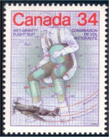 Canada Avion Airplane Combinaison De Vol Anti-gravity Suit MNH ** Neuf SC (C11-01d) - Airplanes