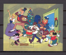 Delcampe - Disney Lesotho 1982 Christmas MS MNH - Disney