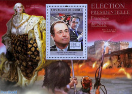 Guinea, Republic 2011 French Presidential Elections S/s, Mint NH, History - French Presidents - Napoleon - Politicians - De Gaulle (General)