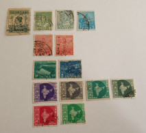 LOT DE 14 TIMBRES "  INDE  " - Andere & Zonder Classificatie