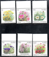 MALTA 2000 FLORA FLOWERS FIORI COMPLETE SET SERIE COMPLETA MNH - Malte