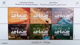 Oman 2023, ITB Berlin - Landscapes, MNH Unusual Sheetlet - Omán