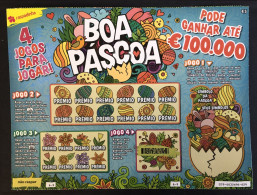 103, Lottery Tickets, Portugal, « Raspadinha », « Instant Lottery », « BOA PÁSCOA », « HAPPY EASTER », Nº 579 - Billetes De Lotería