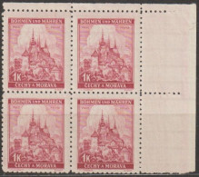 087/ Pof. 31; Corner 4-block - Unused Stamps