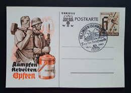 Deutsches Reich 1941, Postkarte P291 WILLINGEN(SCHWARZWALD) Sonderstempel - Cartoline