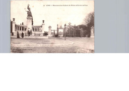 Lyon, Parc De La Tête D'Or, Monument Des Enfants Du Rhone Et Entrée Du Parc, 13 Octobre 1922 - Lyon 6