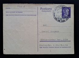 Deutsches Reich 1944, Postkarte P302A MITTENWALD Sonderstempel - Cartoline