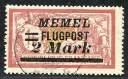 REF 090 > MEMEL < Yv PA N° 24 Ø < Oblitéré Dos Visible - Used Ø Air Mail - Usati