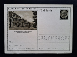 Deutsches Reich 1934, Bildpostkarte P236 DRUCKPROBE - Postkarten