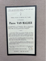 VAN MALDER Pierre °ANDERLECHT 1865 +BRUXELLES 1929 - Décès