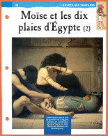 MOISE ET LES DIX PLAIES D'EGYPTE 2  Histoire Fiche Dépliante Egypte Des Pharaons - Storia