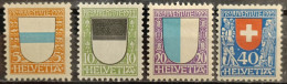 1922 PJ Kantonswappen Postfrisch** - Ungebraucht