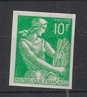 FRANCE - 1959 - N°YT. 1115Aa - Moissonneuse - Non Dentelé / Imperf. - Neuf Luxe ** / MNH / Postfrisch - 1951-1960