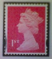 Great Britain, Scott #MH440, 2021, Used, Machin, 1st, Dark Red - Série 'Machin'