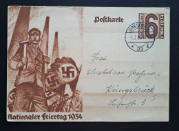 Deutsches Reich 1934, Postkarte P251 DRESDEN - Tarjetas