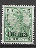 GERMANIA REICH  UFFICI IN CINA  1900 FRANCOBOLLI DELLA GERMANIA SOPRASTAMPA YVERT. 10 MLH  VF - Deutsche Post In China