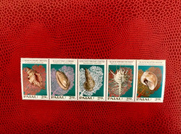 PALAOS 1992 Complete 5v Neuf MNH ** Mi 520 / 524 Conchas Shells Muscheln Conchoglie PALAU - Coneshells