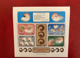 PALAOS 1988 Complete 4v Neuf MNH ** Mi 260 / 264 Conchas Shells Muscheln Conchoglie PALAU - Conchiglie