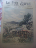 Petit Journal 134 Tremblement D Terre Thèbes Transport Vaisseau Amiral Attaqué Par Torpilleurs Requin Victorieux Furieux - Zeitschriften - Vor 1900