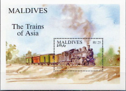 Maldives MNH SS - Treinen