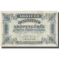 Billet, Hongrie, 500,000 (Ötszazezer) Adópengö, 1946, 1946-05-25, KM:139b - Ungarn