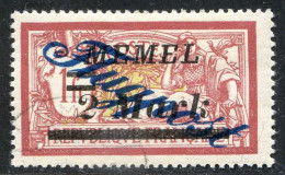 REF 090 > MEMEL < Yv PA N° 13 Ø < Oblitéré Dos Visible - Used Ø Air Mail - Used Stamps