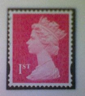 Great Britain, Scott #MH440, 2021, Used, Machin, 1st, Dark Red - Machin-Ausgaben