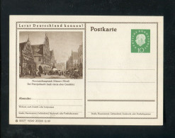 "BUNDESREPUBLIK DEUTSCHLAND" 1960, Bildpostkarte Mit Bild "MUENSTER" (B1151) - Cartes Postales Illustrées - Neuves
