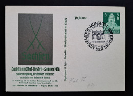 Deutsches Reich 1938, Postkarte P269 MÜNCHEN Sonderstempel - Cartes Postales