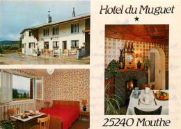 25* MOUTHE  Hotel Di « muguet »  Multivues (CPM 10,5x15cm)   RL16,1431 - Mouthe