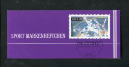 "BUNDESREPUBLIK DEUTSCHLAND" 1990, Sport-Markenheftchen Gestempelt (B1154) - 1971-2000