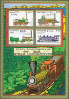 Maldives MNH Minisheet - Eisenbahnen