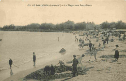 44 - Le Pouliguen - La Plage Vers Penchâteau - Animée - Scènes De Plage - CPA - Voir Scans Recto-Verso - Le Pouliguen