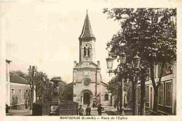 91 - Montgeron - Place De L'Eglise - Animé - CPA - Voir Scans Recto-Verso - Montgeron