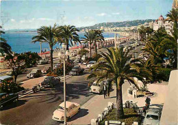 Automobiles - Nice - La Promenade Des Anglais - Flamme Postale De Villeneuve Loubet - CPM - Voir Scans Recto-Verso - PKW