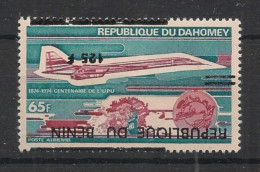 BENIN - 1994 - N°Mi. 592 - Concorde 125F / 65F - VARIETE Surcharge Inversée / Inv. Ovpt. - Neuf** / MNH / Postfrisch - Benin – Dahomey (1960-...)