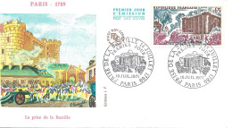 FRANCE 1971 - YT 1680 - Prise De La Bastille 14 Juillet 1789 - 10.07.1989 - 1970-1979