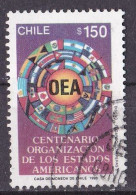 Chile Marke Von 1990 O/used (A5-9) - Chili